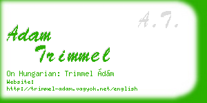 adam trimmel business card